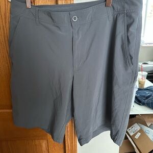 Columbia Men's Charcoal Flat Front Shorts